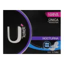 Kotex Unika Nocturna Toallas Sanitarias Con Alas 10 Piezas