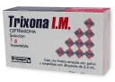 Trixona Im Ceftriaxona Lidocaína 1 G Con 1 Frasco Ámpula