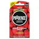Prudence Condones Sabor Y Aroma Fresa Con 3 Piezas
