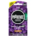 Prudence Condones Lubricados Sabor Y Aroma Uva Con 3 Piezas
