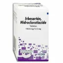Irbesartán, Hidroclorotiazida 150/12.5 Mg Con 14 Tabletas