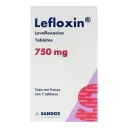 Lefloxin Levofloxacino 750 Mg Con 7 Tabletas