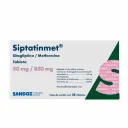 Siptatinmet 50 Mg / 850 Mg Con 28 Tabletas