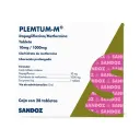 Plemtum-M 10 Mg/1000 Mg Con 28 Tabletas