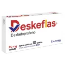 Deskeflas 25 Mg Con 10 Tabletas