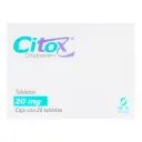 Citox 20 Mg Con 28 Tabletas
