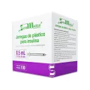Sensi Medical Jeringa Para Insulina De 31X6Mm Para 0.5 Ml Con 100 Piezas
