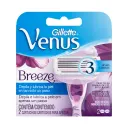 Gillette Venus Breeze Cartuchos Para Afeitar Con 2 Piezas