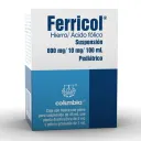 Ferricol 600/10 Mg Suspensión Pediátrica Con 45 Ml