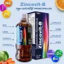Zincovit-B multivitamínico con B12, D3, E, Zinc y Lisina 200 ml
