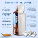 Zincovit-B multivitamínico con B12, D3, E, Zinc y Lisina 200 ml