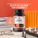 Life360+ Omega 3 Salmon Oil Con 80 Cápsulas