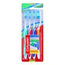 Colgate Triple Acción Cepillo Dental Con 4 Piezas