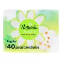 Naturella Con Manzanilla Regular Protectores Diarios 40 Piezas