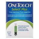 Tiras reactivas OneTouch Select Plus con 50 piezas