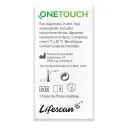 Tiras Reactivas Onetouch Select Plus con 25 unidades