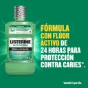 Listerine Anticaries Zero Alcohol Enjuague Bucal Con 500 Ml