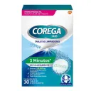 Corega Tabs Limpiador De Prótesis Dentales Con 30 Tabletas Efervescentes