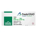 Tradol Duo 25/25 Mg Con 20 Tabletas