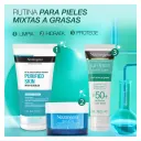 Neutrogena Sun Fresh Protector Solar Facial Piel Mixta A Grasa Sin Color Fps50 Con 40 G