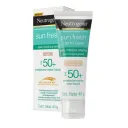 Neutrogena Sun Fresh Protector Solar Tono Claro Dermcare Niamicida Fps50 40 G