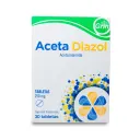 Aceta Diazol 250 Mg Con 30 Tabletas