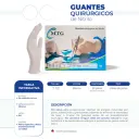 Guante Quirúrgico Estéril De Nitrilo Talla 7 1/2 Con 50 Pares