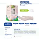 Guante Quirúrgico Estéril De Látex Talla 7 Con 50 Pares