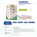 Guante Quirúrgico Estéril De Látex Talla 7 1/2 Con 50 Pares