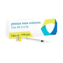 Sensi Medical Jeringa Para Insulina De 31X6Mm Para 0.5 Ml Con 100 Piezas