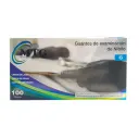 Guante No Estéril De Nitrilo Talla Grande Con 100 Piezas