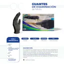 Guante No Estéril De Nitrilo Talla Grande Con 100 Piezas