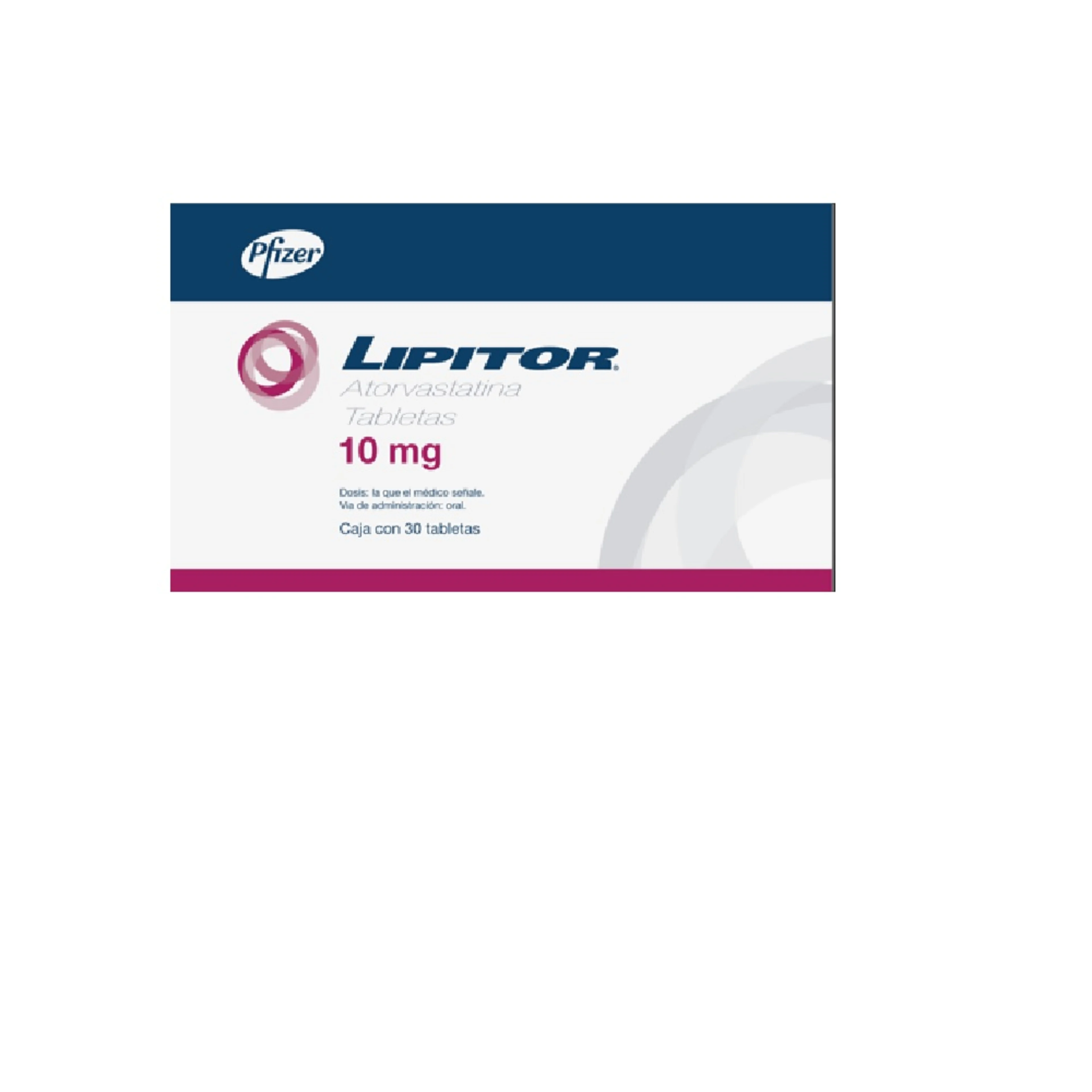 Lipitor 10 Mg Con 30 Tabletas