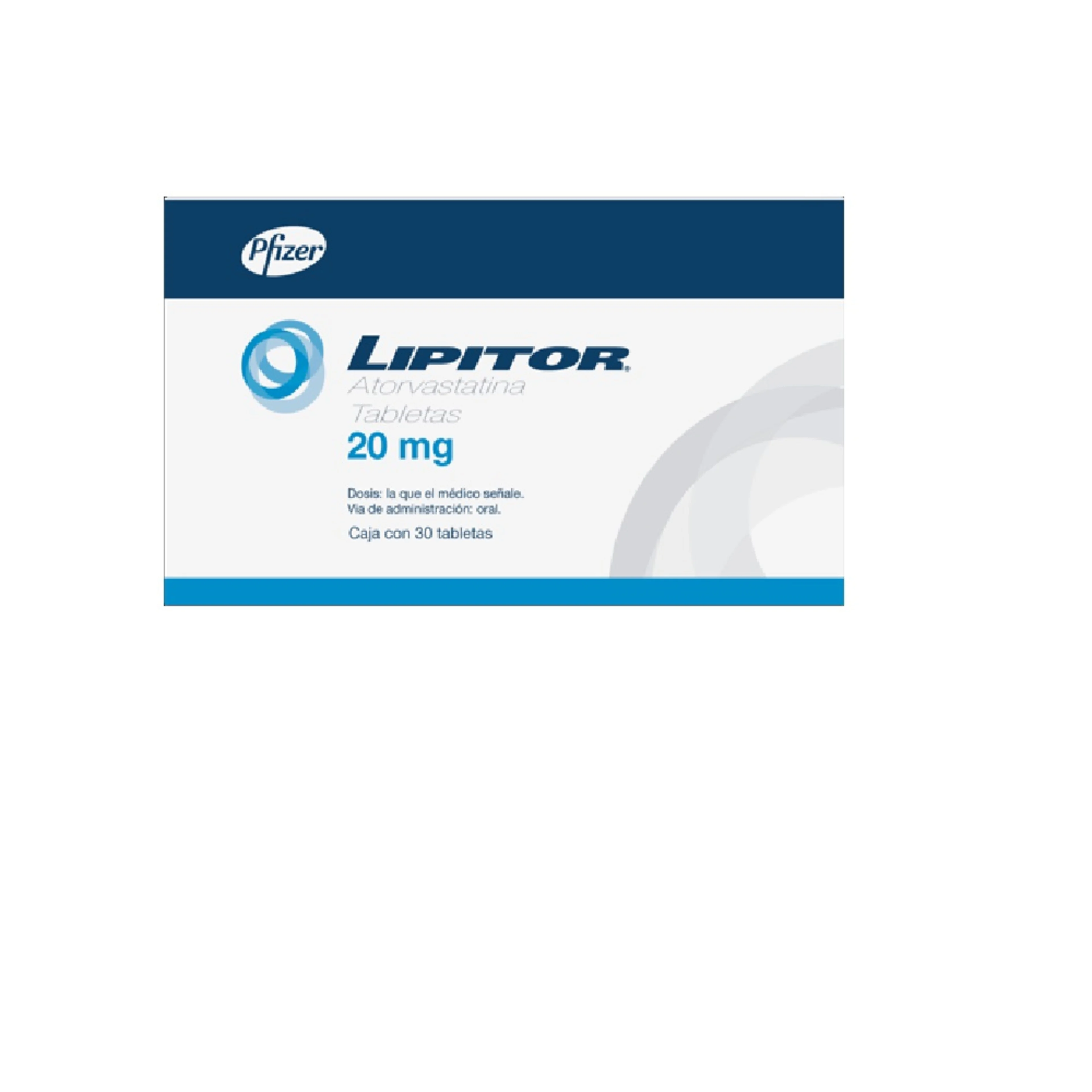 Lipitor 20 Mg Con 30 Tabletas