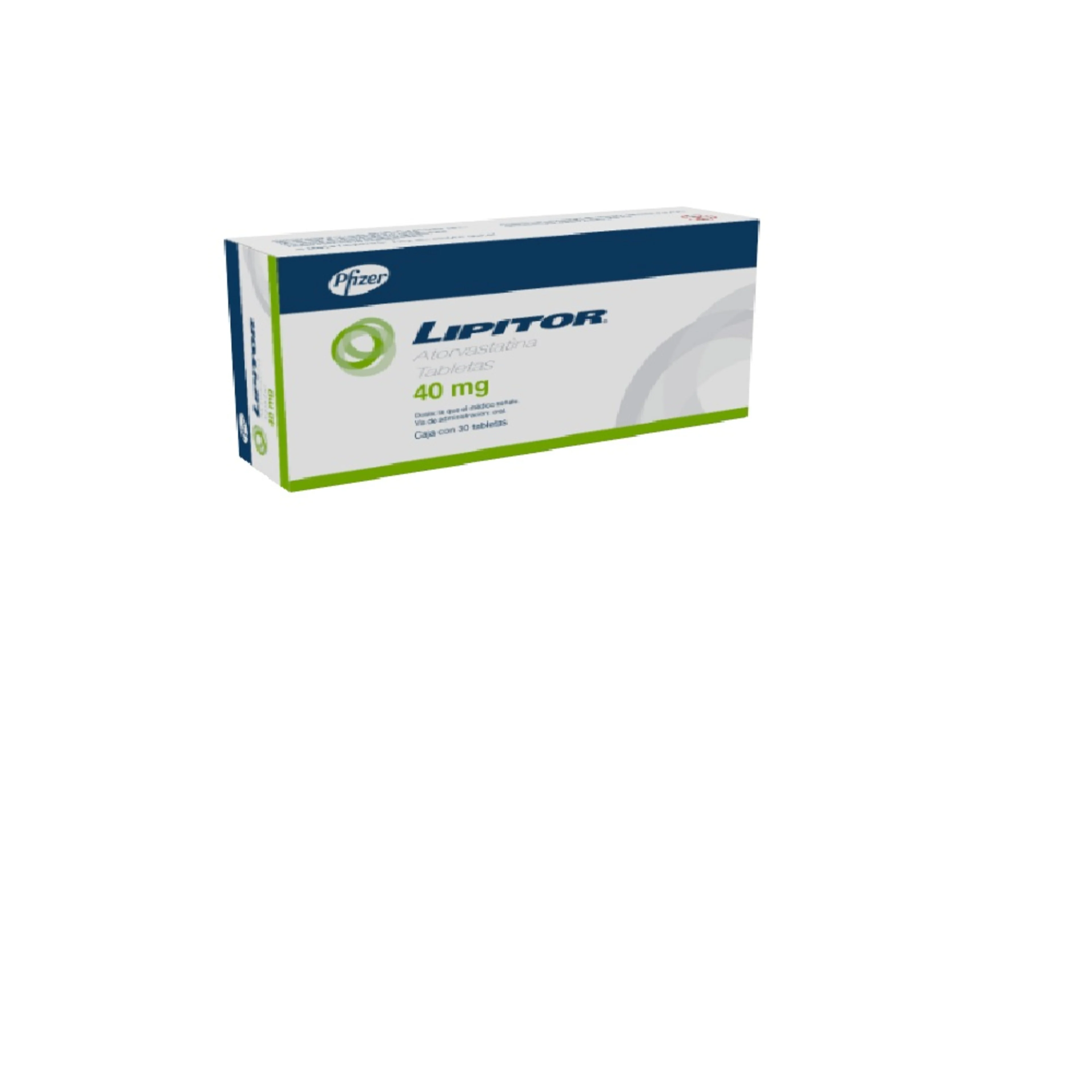Lipitor 40 Mg Con 30 Tabletas