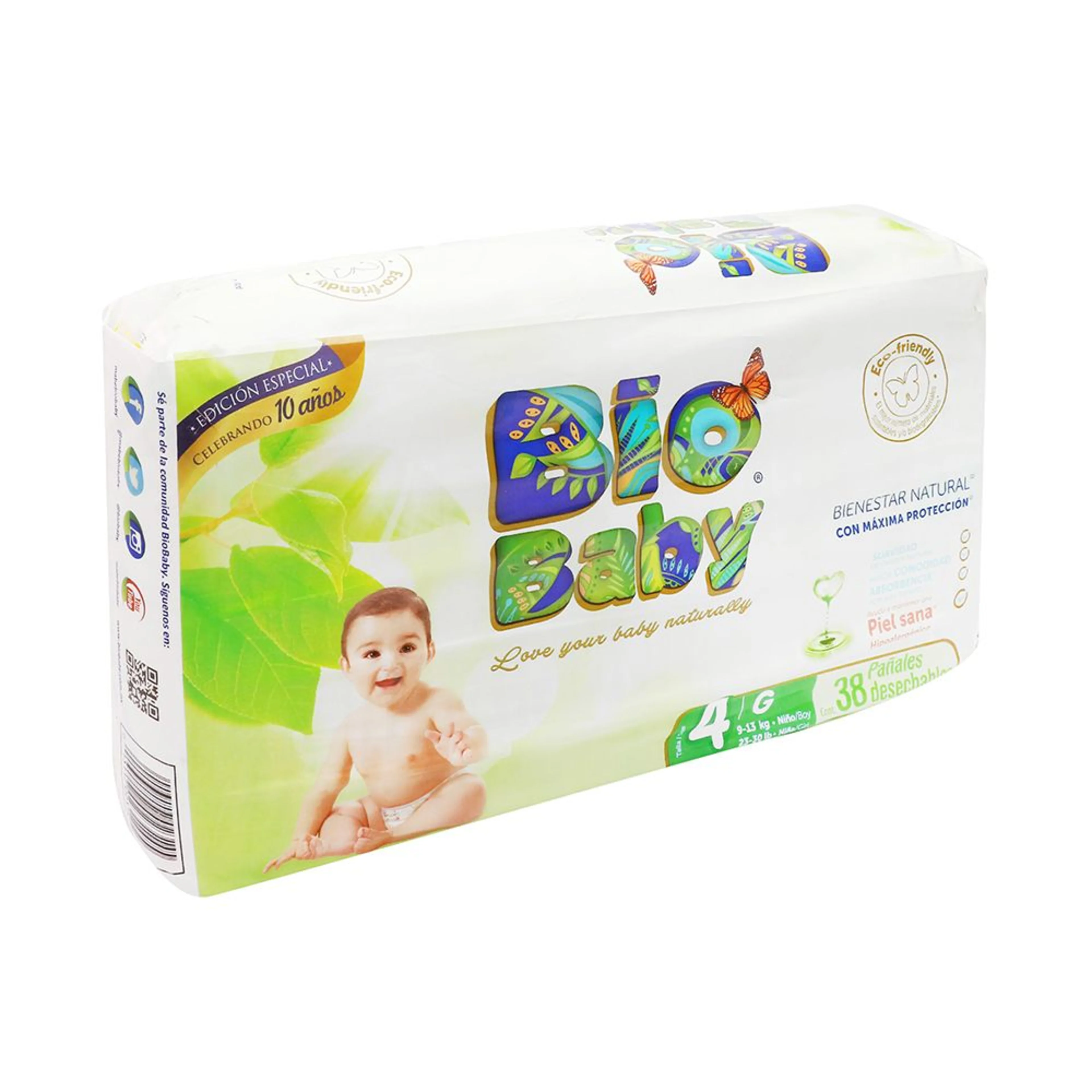 Bio baby talla 4 / grande 38 pañales