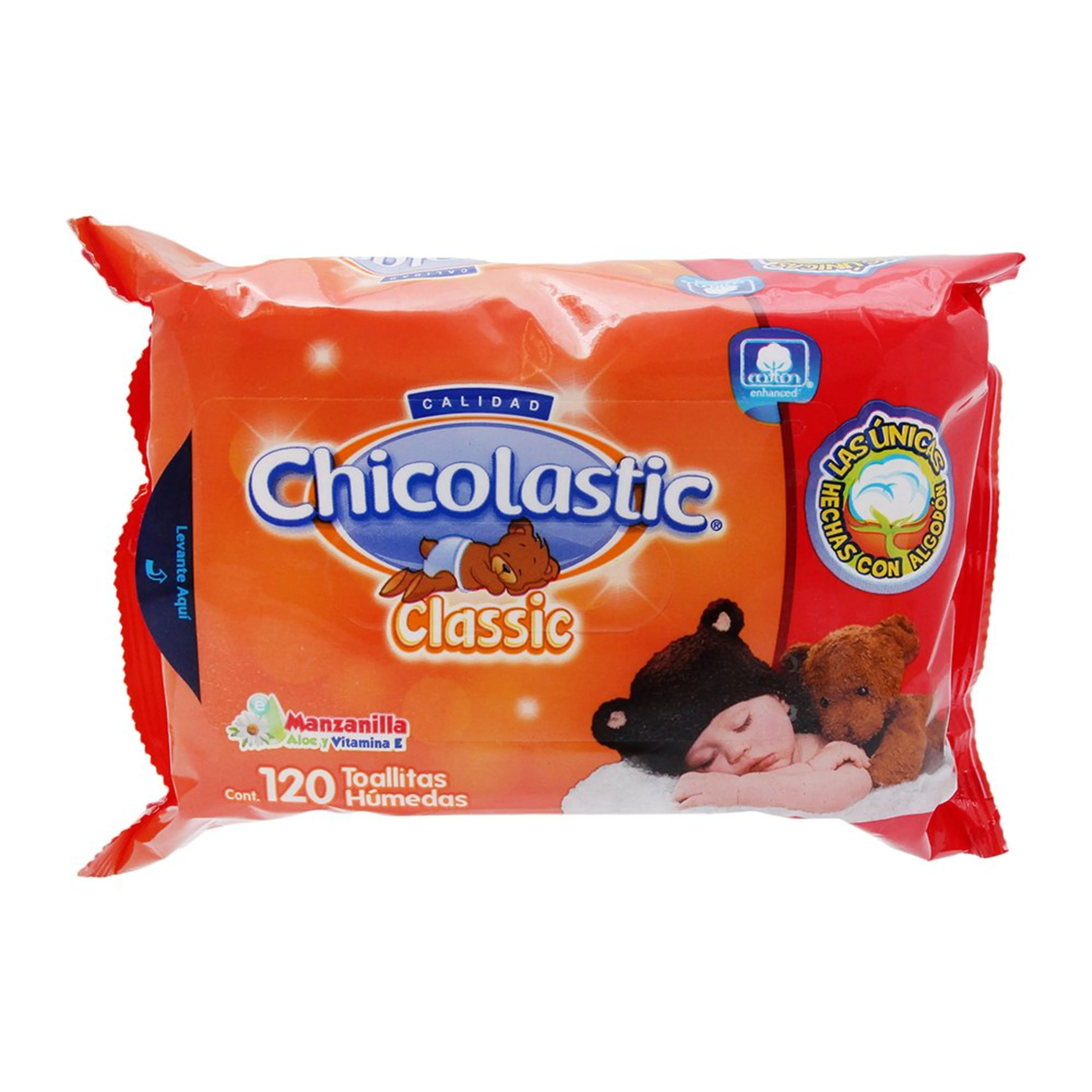 Chicolastic Classic Toallitas Húmedas Con 120 Piezas