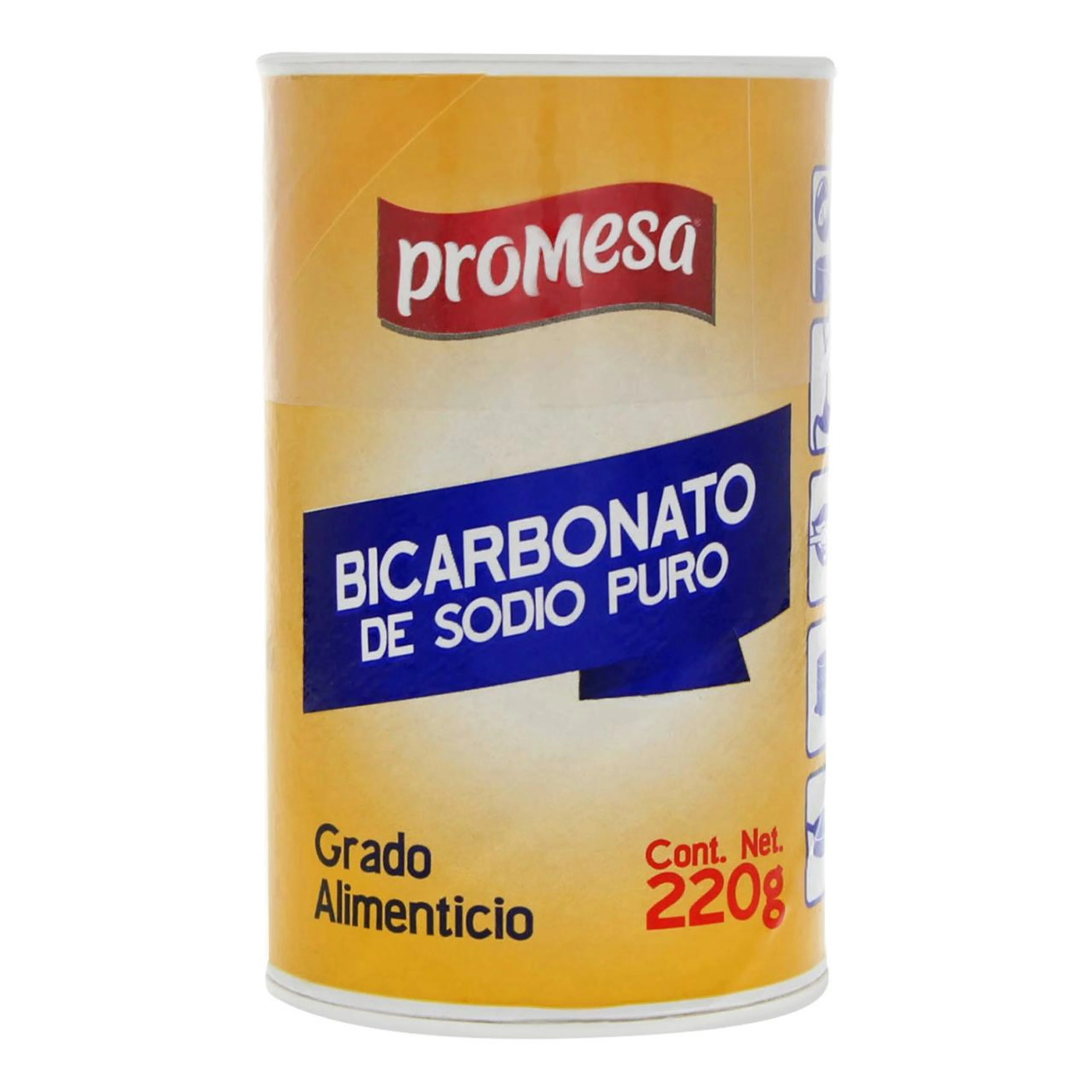 Bicarbonato de sodio promesa bicarbonato de sodio 220 g con 1 polvo