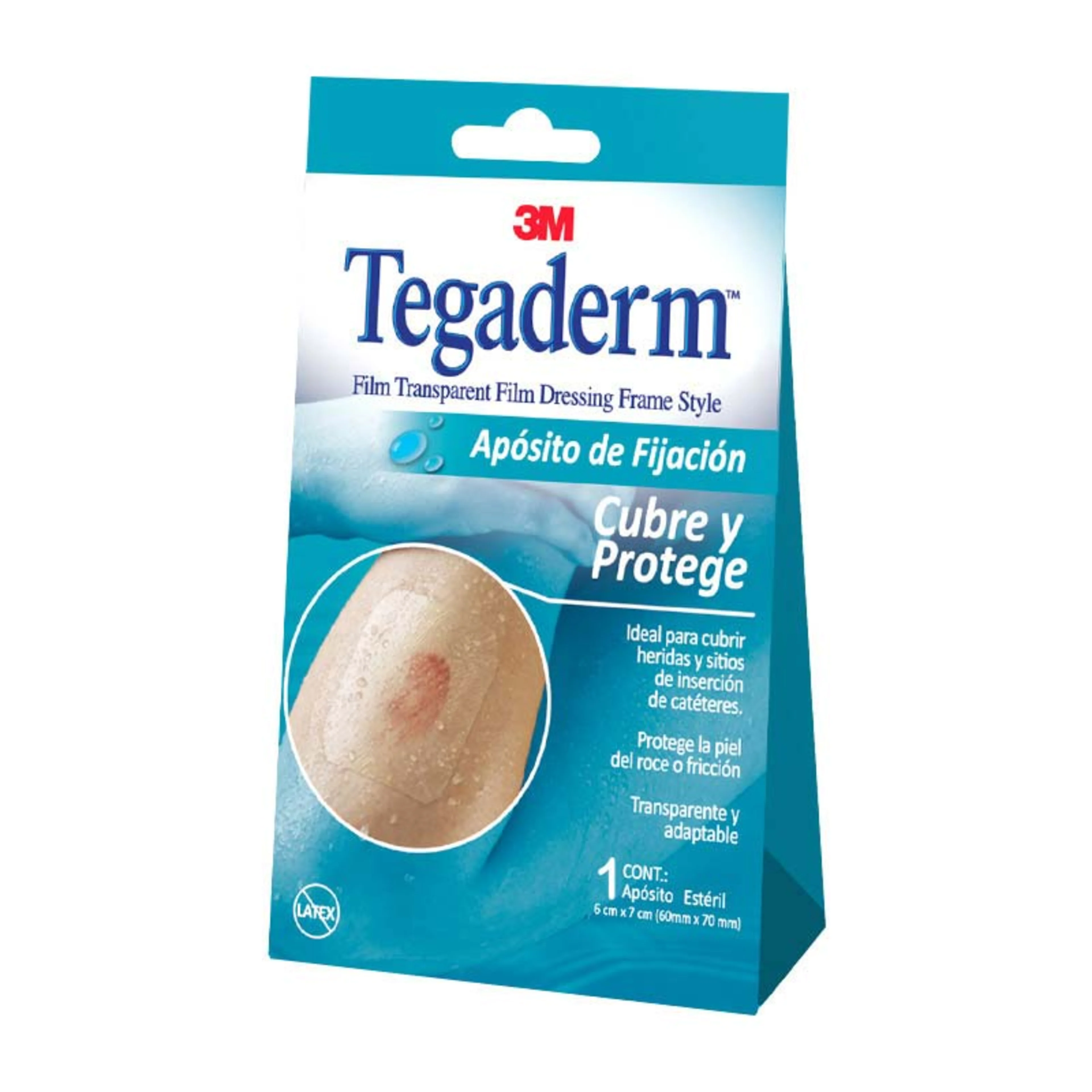 Nexcare curación tegaderm 6x7cm 1 aposito pieza