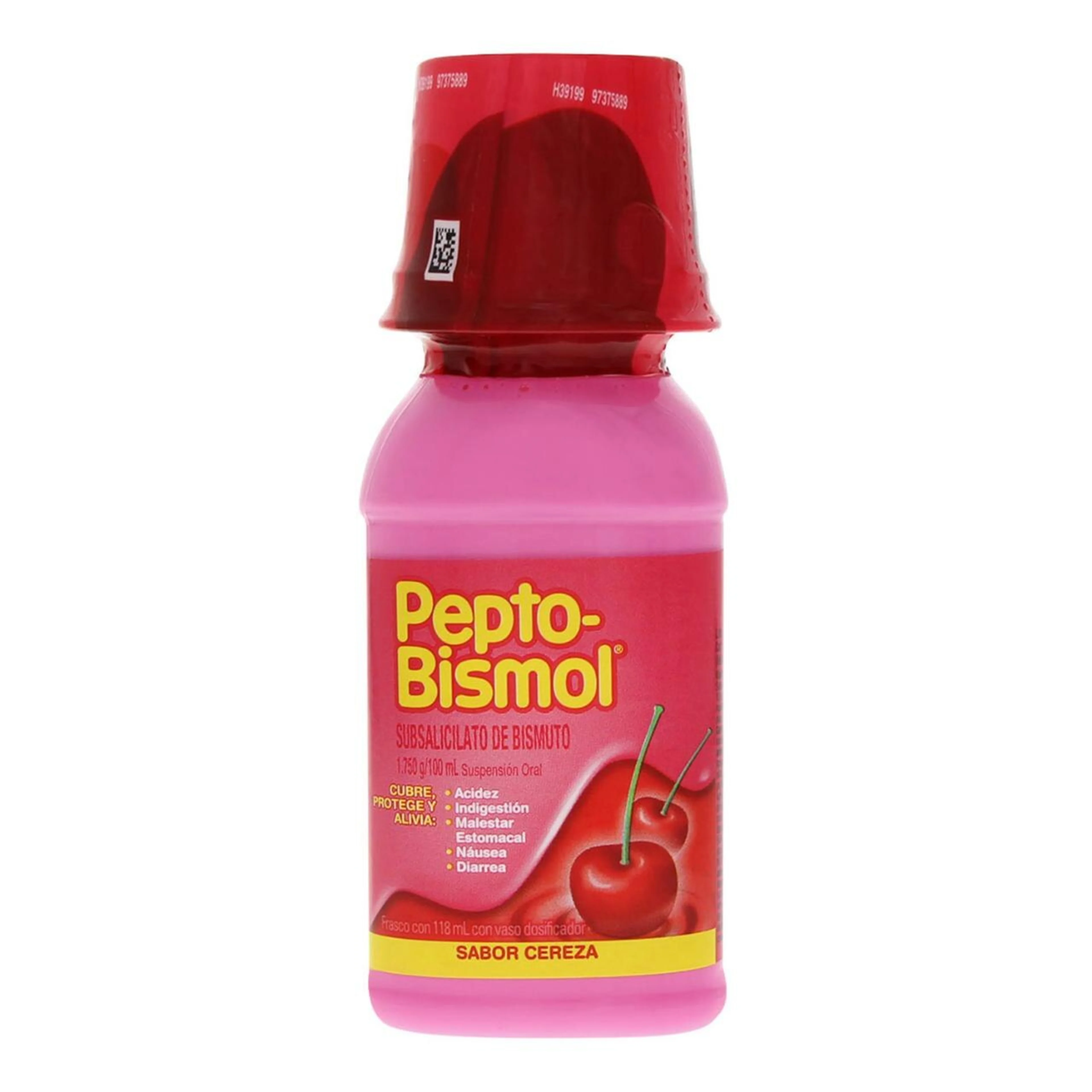 Pepto Bismol 262 Mg Suspensión Sabor Cereza 118 Ml