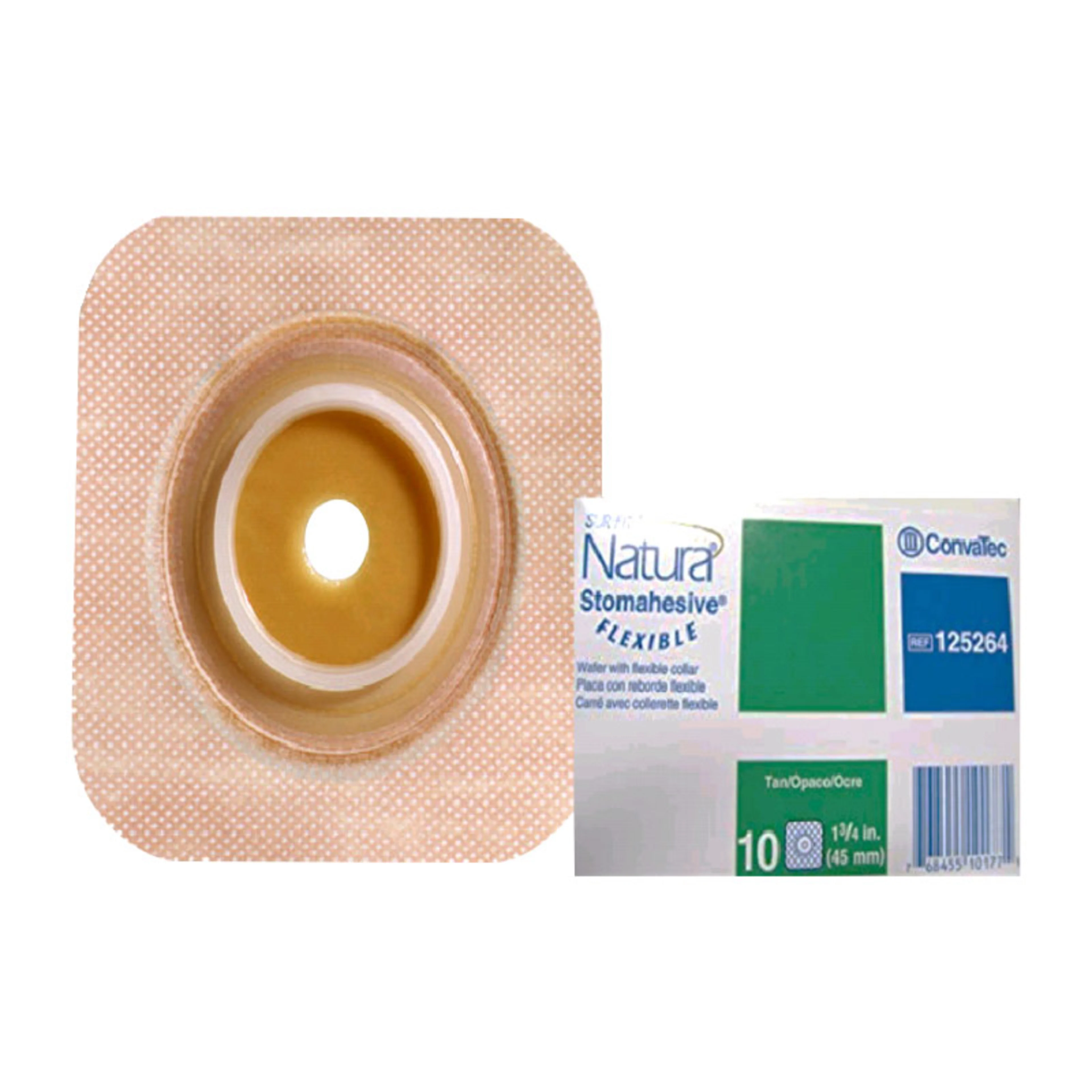 Surfit natura barrera flexible de 45 mm para colostomia 1 pieza bolsa