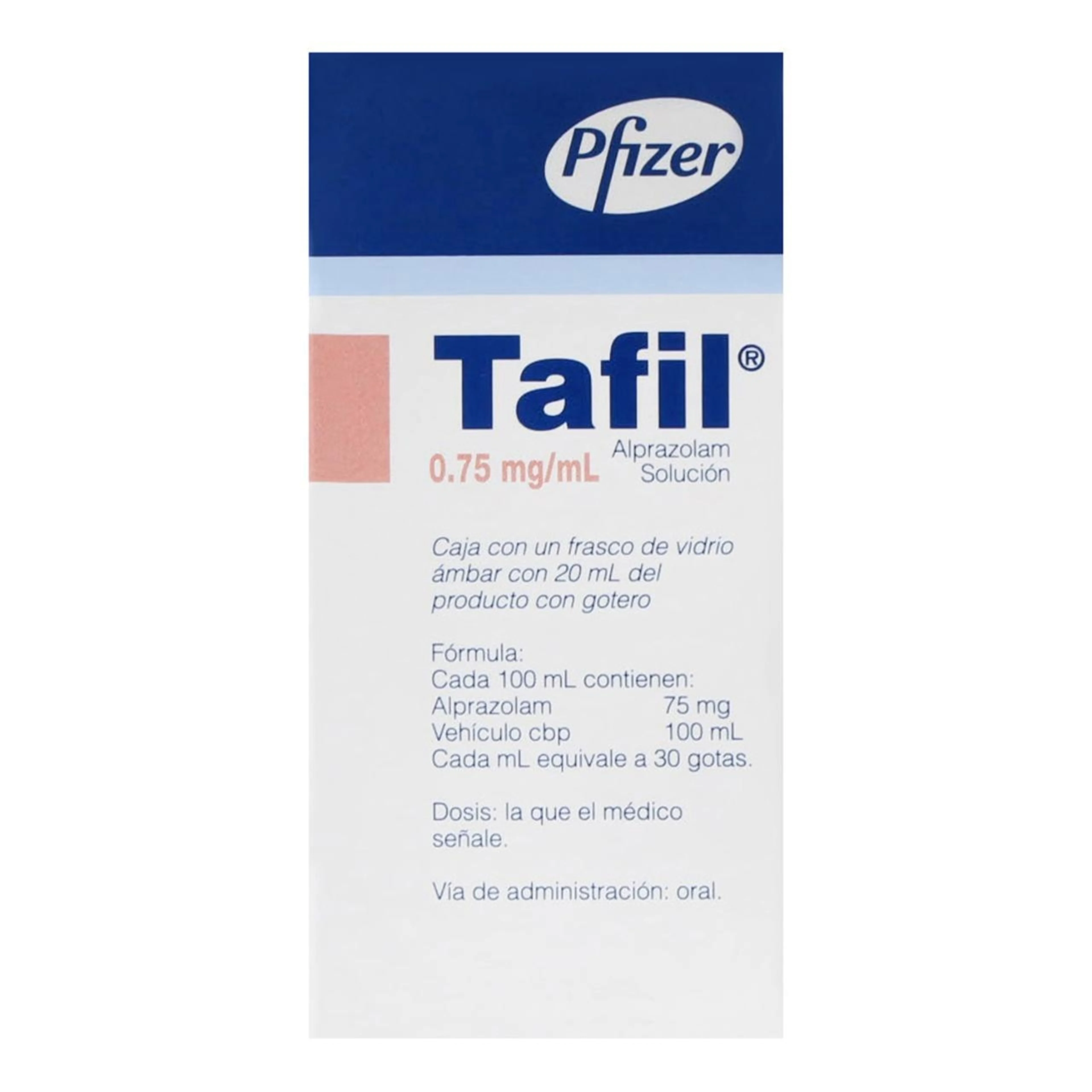 Tafil 0.75 Mg Solución Con 20 Ml Gotas