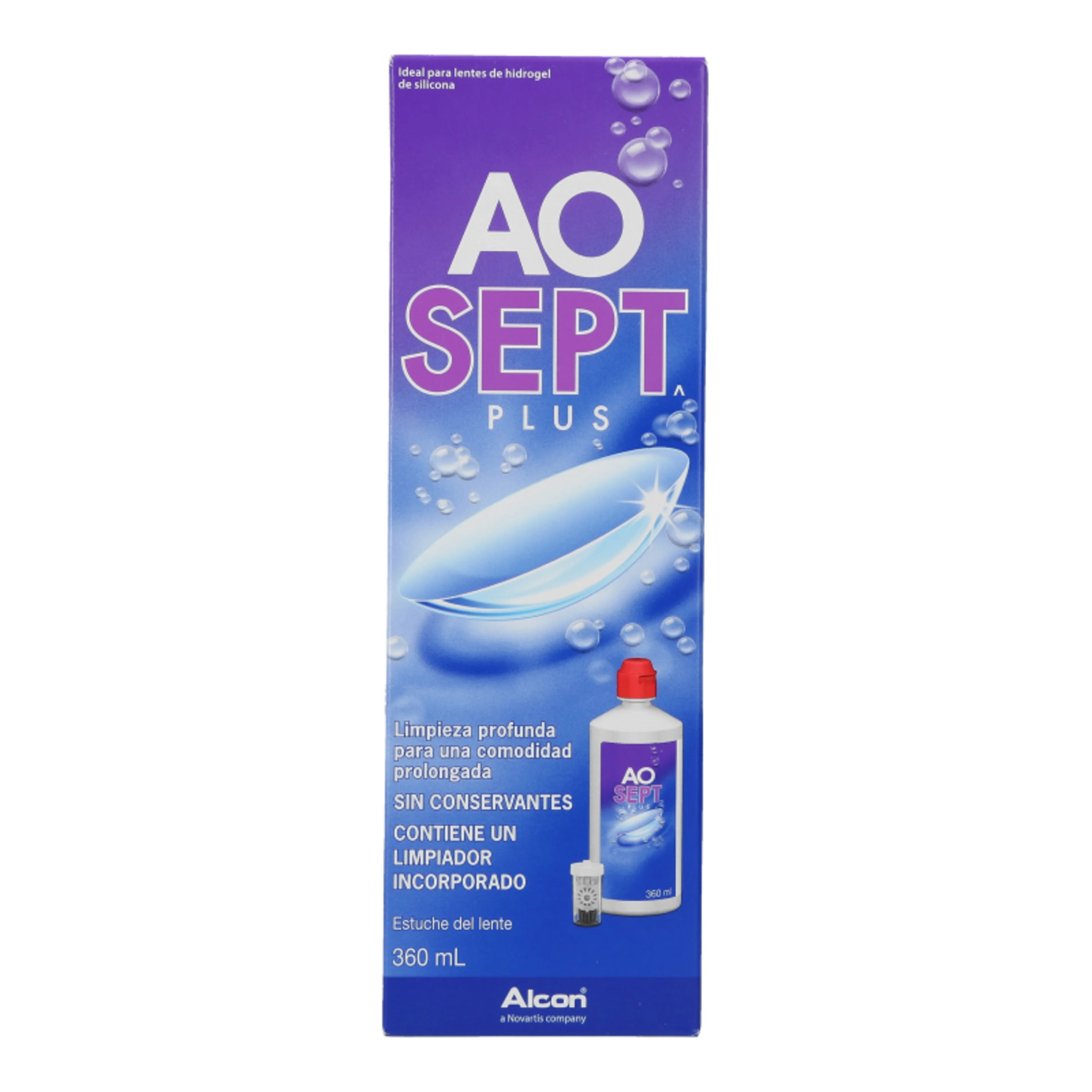 Aosept plus 360 ml solución botella