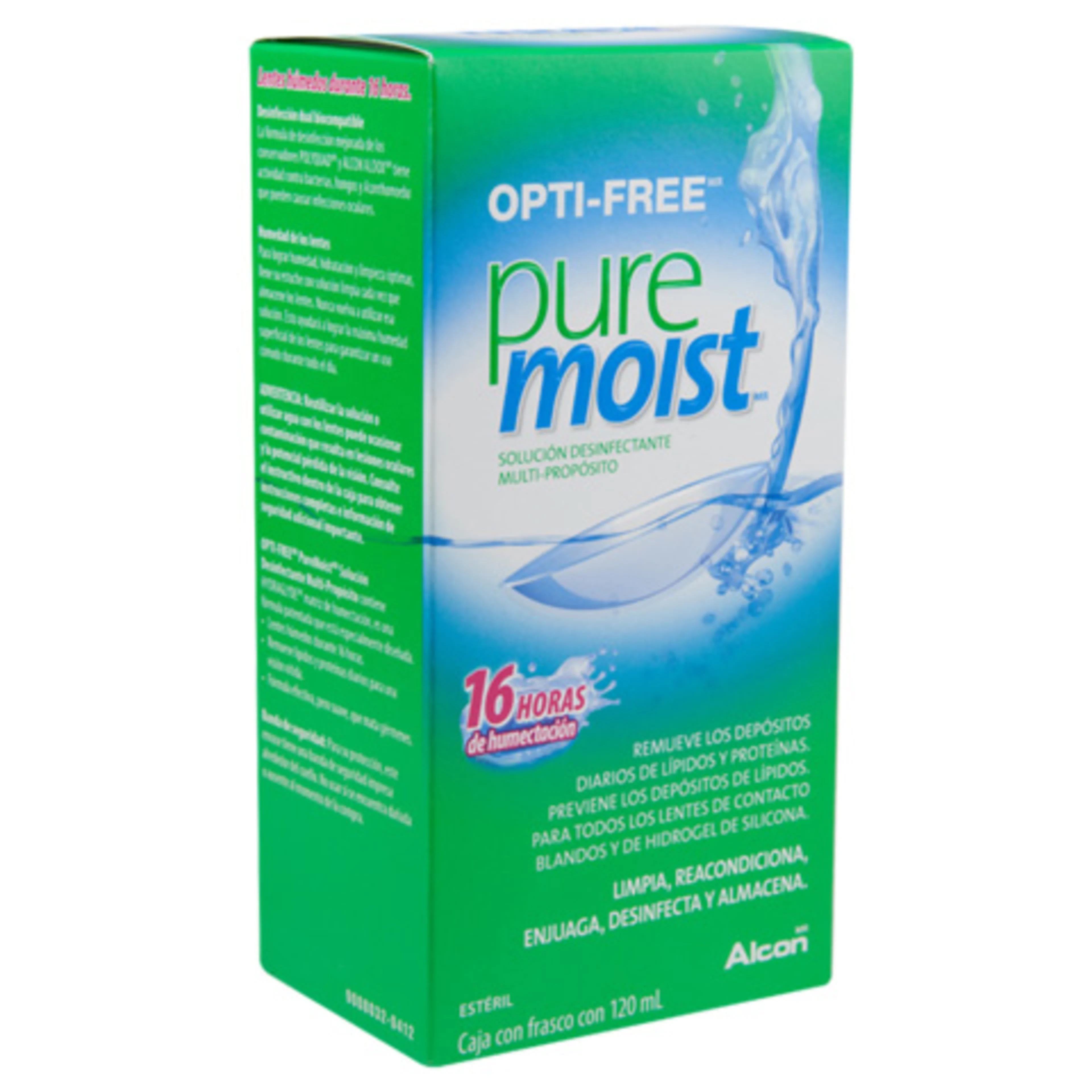 Opti-Free Puremoist Solución Desinfectante Multiproposito 120 Ml