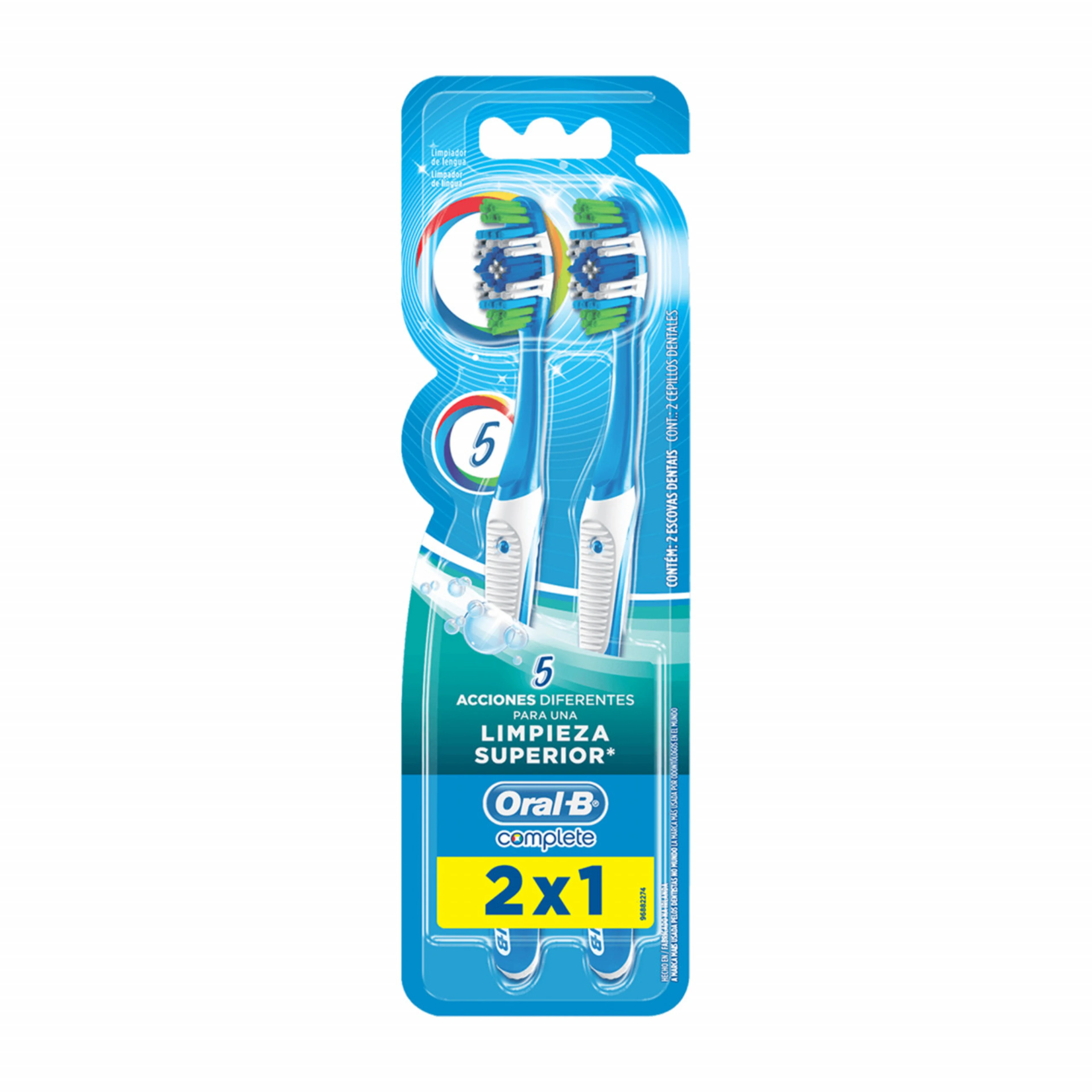 Oral-B Complete Suave Cepillo Dental Con 2 Piezas