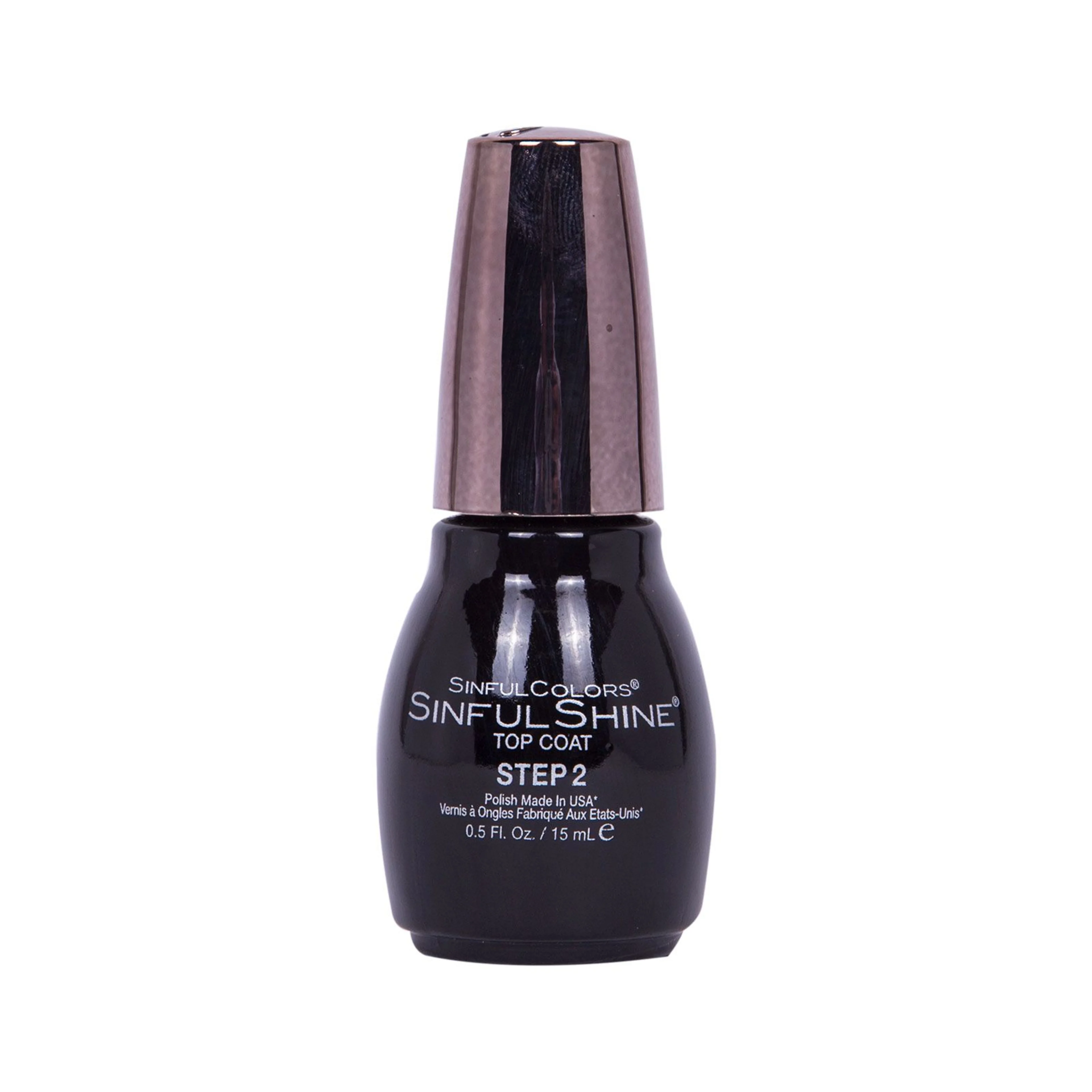 Sinful shine top coat step 2
