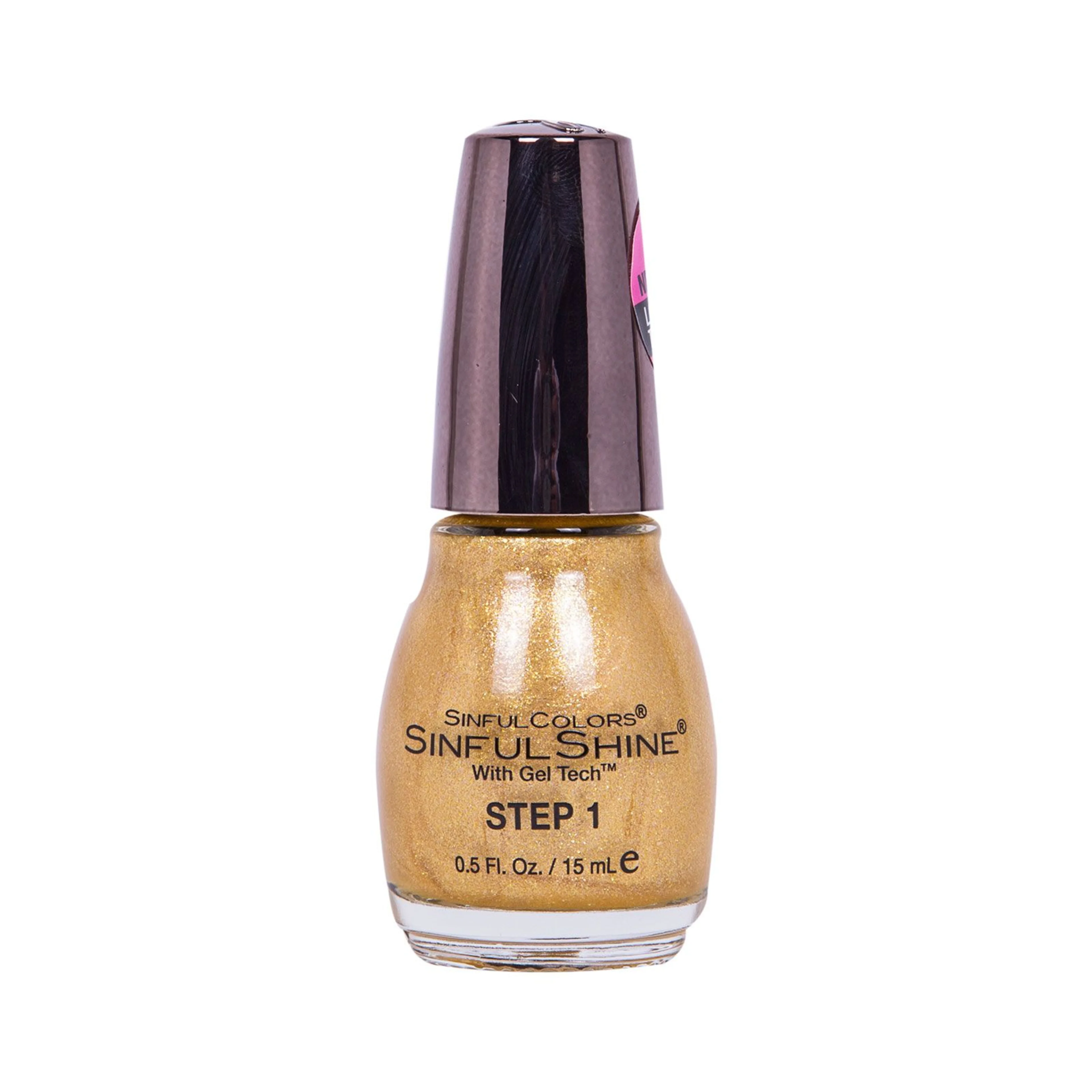 Sinful shine gel liquid gold step 1