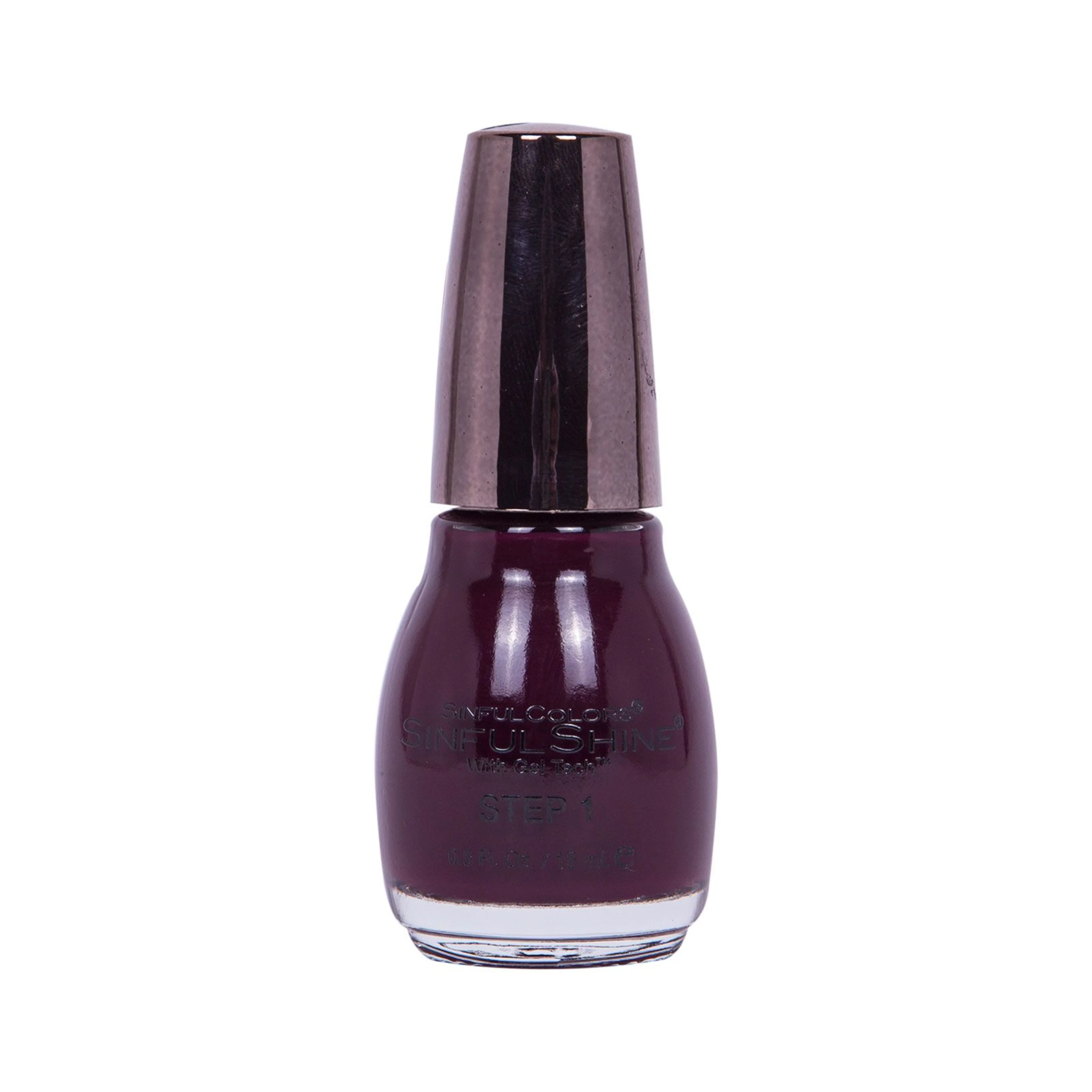 Sinful shine gel plumberry step 1