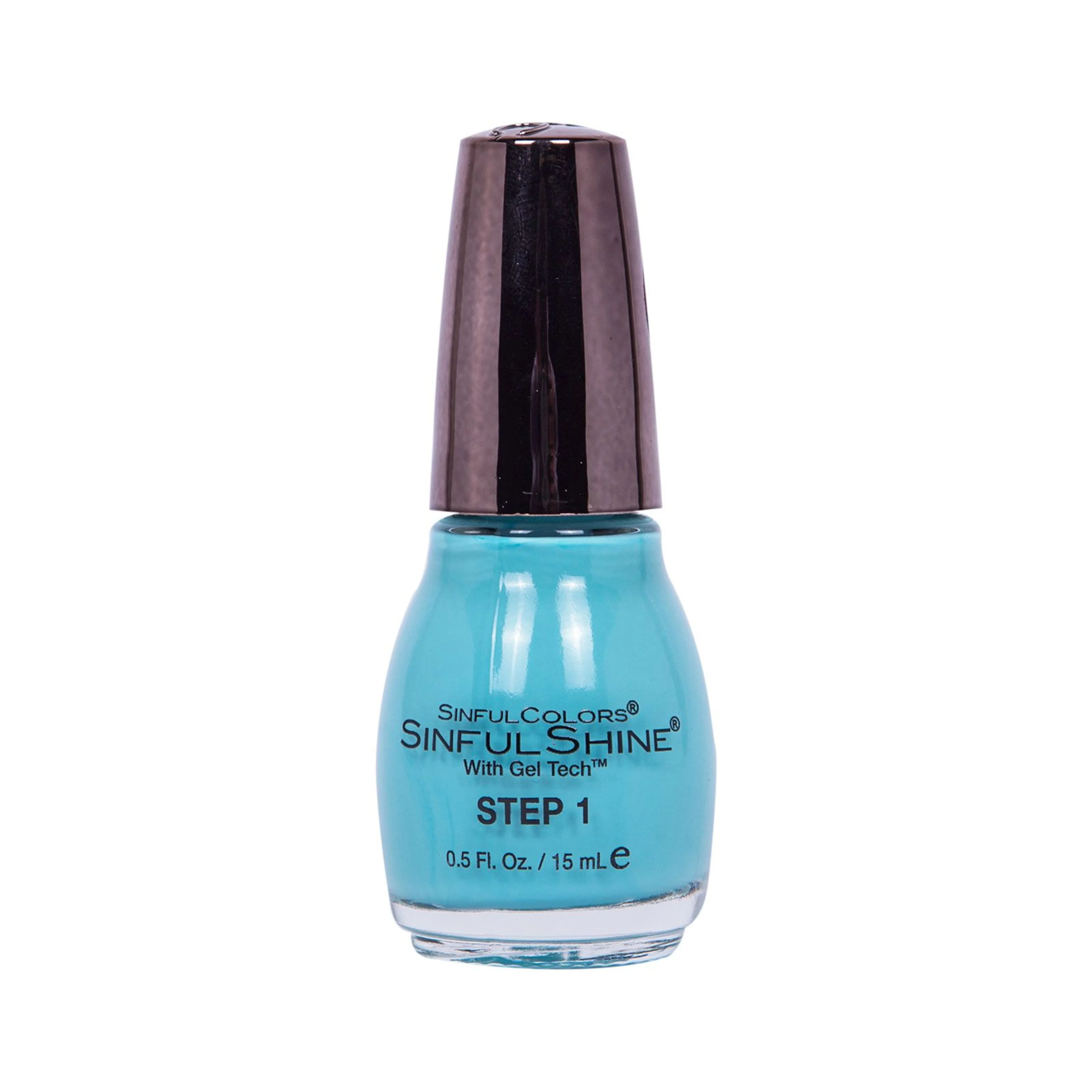 Sinful shine gel caribbean cool step 1
