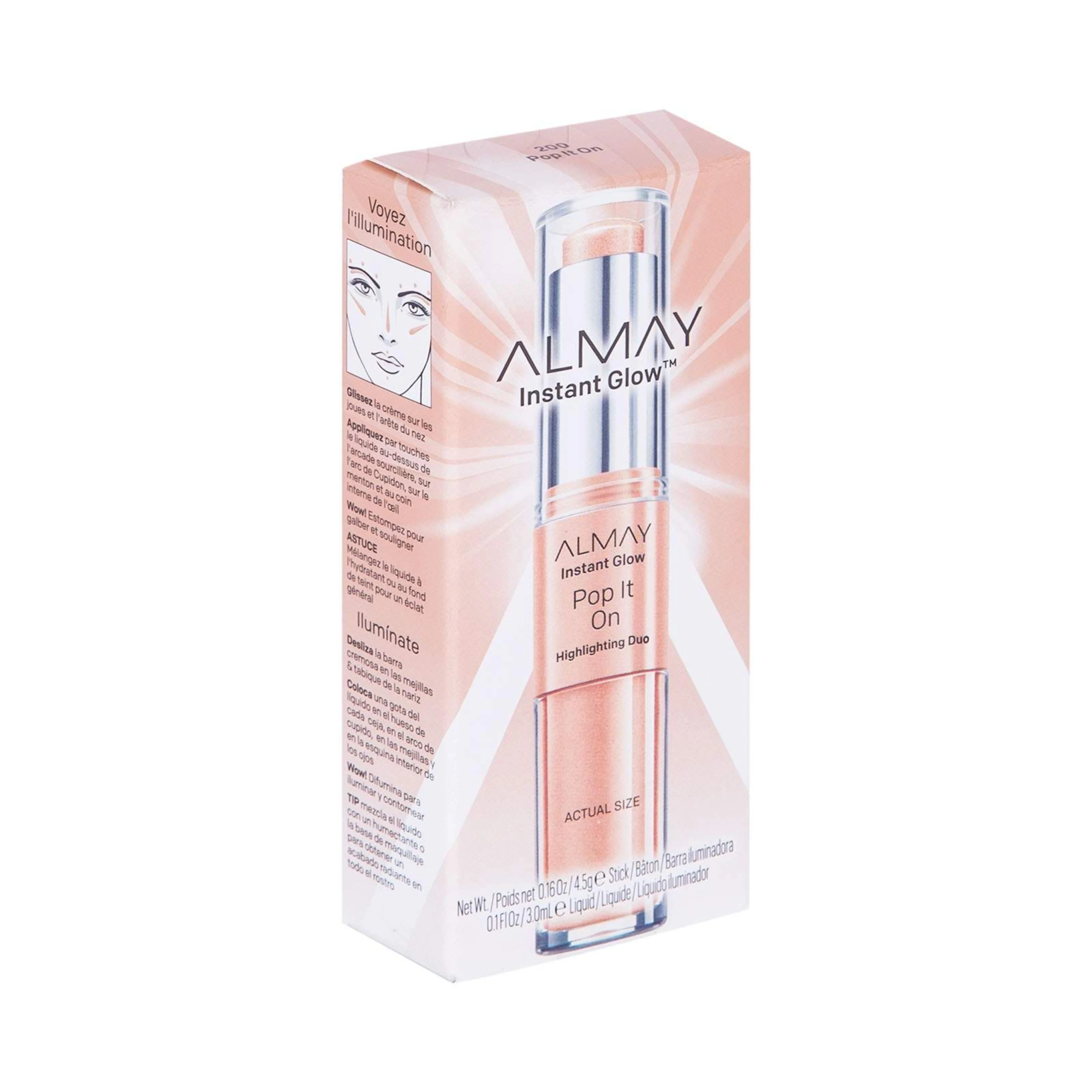 Almay instant glow pop it on 30 ml